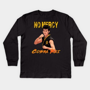 Cobra kai - No Mercy Kids Long Sleeve T-Shirt